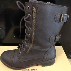 Brown Combat Boots